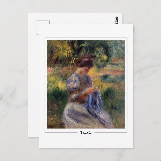 Pierre-Auguste Renoir #360-2 - Fine Art Postcard Postkarte (Vorne/Hinten)