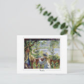 Pierre-Auguste Renoir #361 - Fine Art Postcard Postkarte (Stehend Vorderseite)