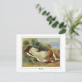 Pierre-Auguste Renoir #495-3 - Fine Art Postcard Postkarte (Stehend Vorderseite)