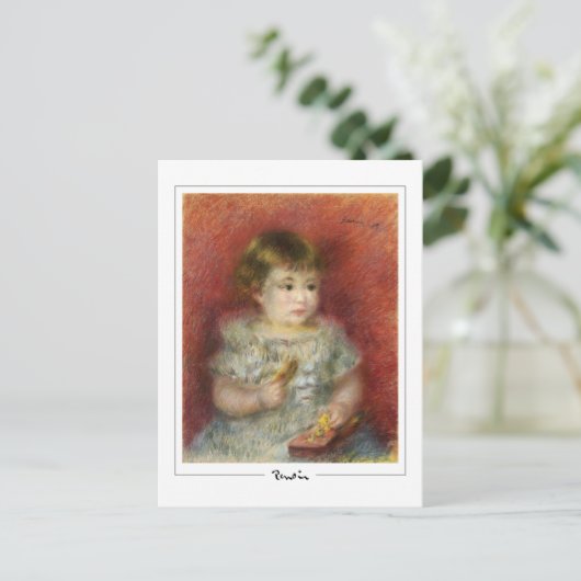 Pierre-Auguste Renoir #503-2 - Fine Art Postcard Postkarte (Stehend Vorderseite)
