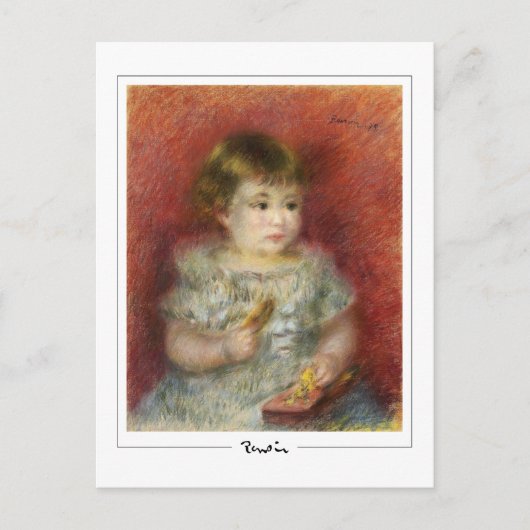 Pierre-Auguste Renoir #503-2 - Fine Art Postcard Postkarte (Vorderseite)