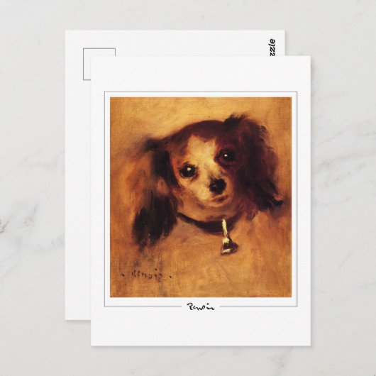 Pierre-Auguste Renoir #521-2 - Fine Art Postcard Postkarte (Vorne/Hinten)