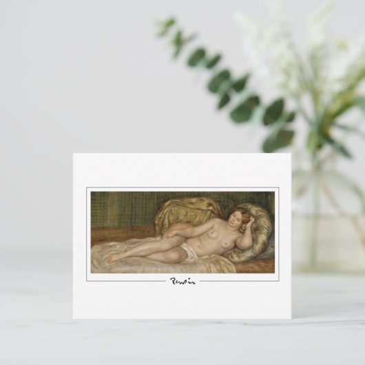 Pierre-Auguste Renoir #6 - Kunsthistorkarte Postkarte (Stehend Vorderseite)