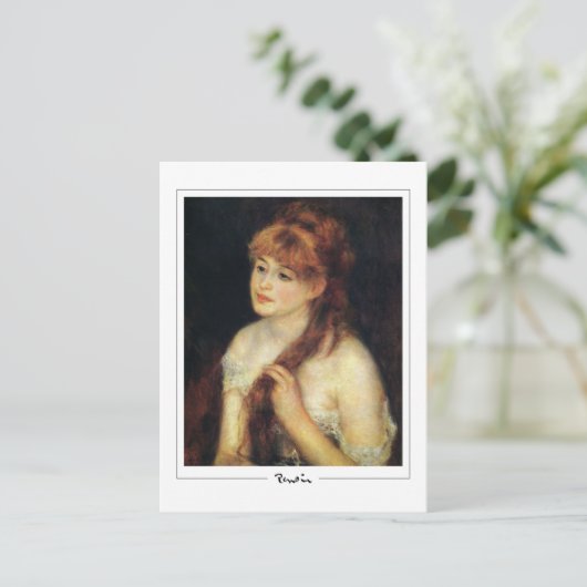 Pierre-Auguste Renoir #99-3 - Fine Art Postcard Postkarte (Stehend Vorderseite)