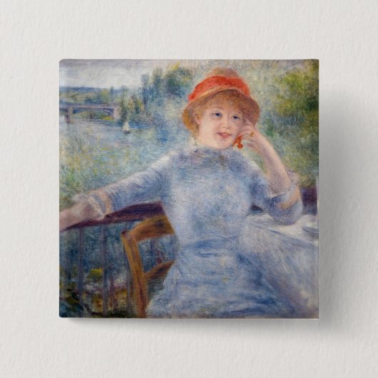 Pierre Auguste Renoir - Alphonsine Fournaise Button (Vorderseite)