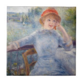 Pierre Auguste Renoir - Alphonsine Fournaise Fliese (Vorderseite)