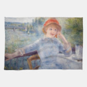 Pierre Auguste Renoir - Alphonsine Fournaise Geschirrtuch (Horizontal)
