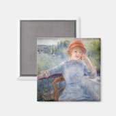 Pierre Auguste Renoir - Alphonsine Fournaise Magnet (Vorderseite/Rückseite)