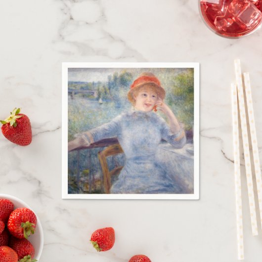 Pierre Auguste Renoir - Alphonsine Fournaise Serviette (Beispiel)