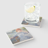 Pierre Auguste Renoir - Alphonsine Fournaise Steinuntersetzer (Seitenansicht)