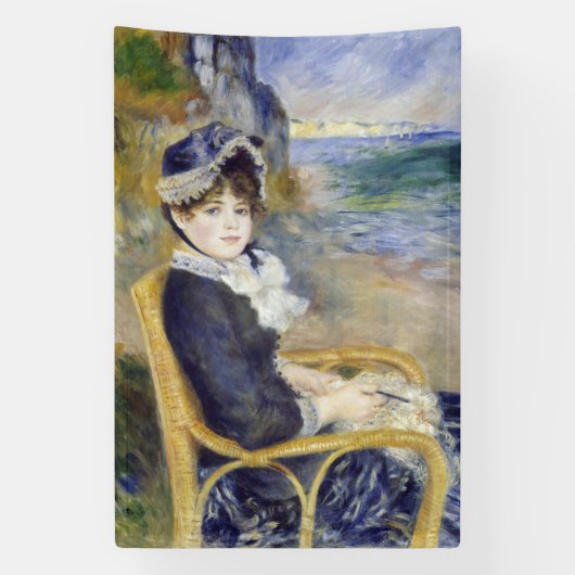 Pierre-Auguste Renoir - Am Meer Banner (Vertikal)