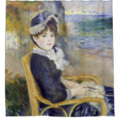 Pierre-Auguste Renoir - Am Meer Duschvorhang (Vorderseite)