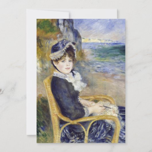 Pierre-Auguste Renoir - Am Meer Einladung (Vorderseite)