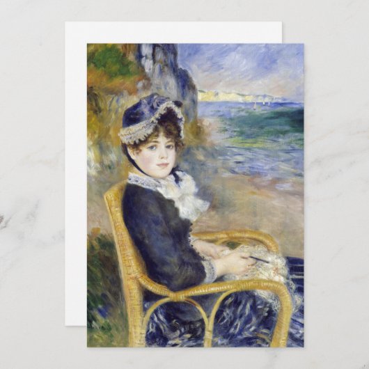 Pierre-Auguste Renoir - Am Meer Einladung (Vorne/Hinten)