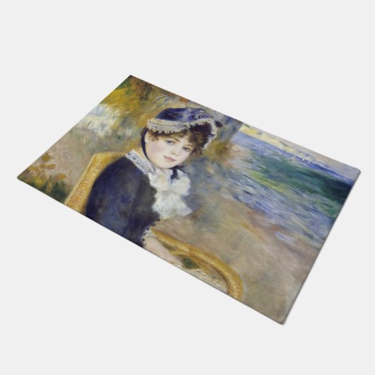 Pierre-Auguste Renoir - Am Meer Fußmatte (Schrägansicht)
