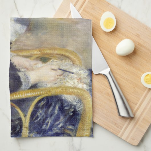 Pierre-Auguste Renoir - Am Meer Geschirrtuch (Viertel Falte)