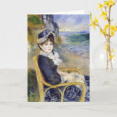 Pierre-Auguste Renoir - Am Meer Karte (Gelbe Blume)