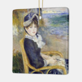 Pierre-Auguste Renoir - Am Meer Keramikornament (Links)