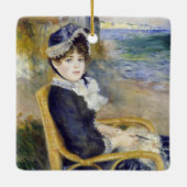 Pierre-Auguste Renoir - Am Meer Keramikornament (Rückseite)