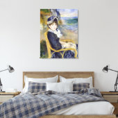 Pierre-Auguste Renoir - Am Meer Leinwanddruck (Insitu (Schlafzimmer))