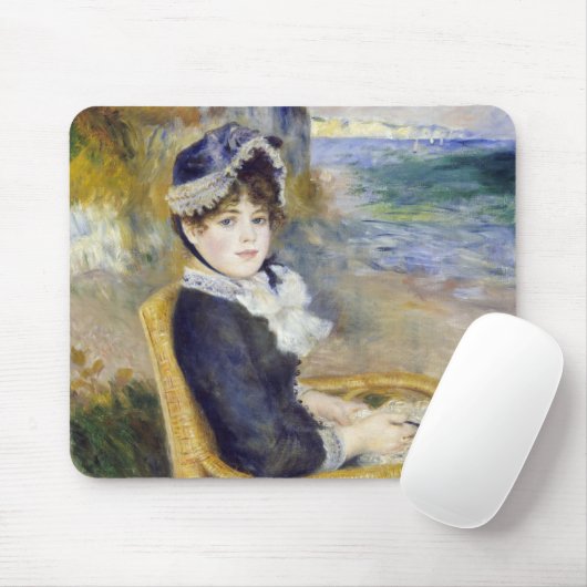 Pierre-Auguste Renoir - Am Meer Mousepad (Mit Mouse)