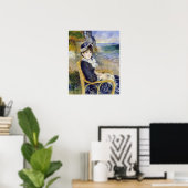 Pierre-Auguste Renoir - Am Meer Poster (Heimbüro)