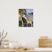 Pierre-Auguste Renoir - Am Meer Poster (Küche)