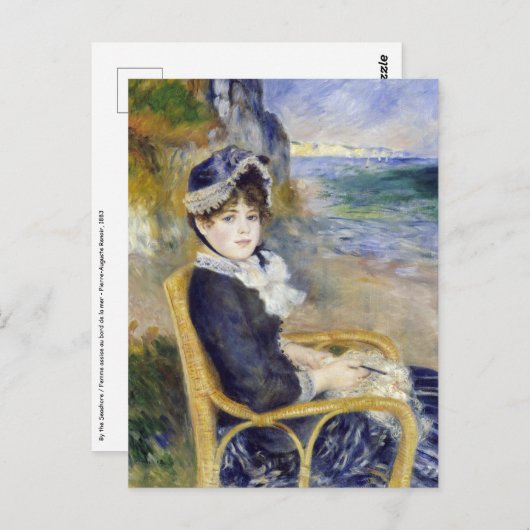 Pierre-Auguste Renoir - Am Meer Postkarte (Vorne/Hinten)