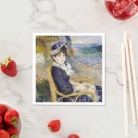 Pierre-Auguste Renoir - Am Meer Serviette (Beispiel)
