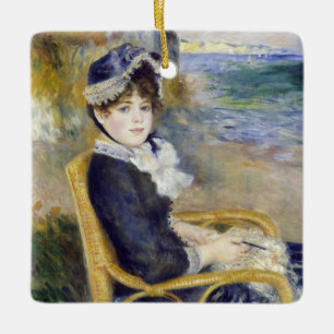 Pierre-Auguste Renoir - Am Meeresufer Keramikornament
