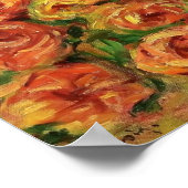 Pierre-Auguste Renoir- Armful of Rose Poster (Ecke)