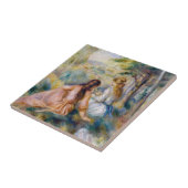 Pierre-Auguste Renoir - Auf der Wiese Fliese (Seite)