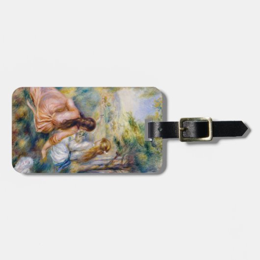 Pierre-Auguste Renoir - Auf der Wiese Gepäckanhänger (Vorderseite horizontal)