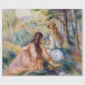 Pierre-Auguste Renoir - Auf der Wiese Geschenkpapier (Flach)