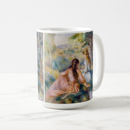 Pierre-Auguste Renoir - Auf der Wiese Kaffeetasse (VorderseiteRechts)