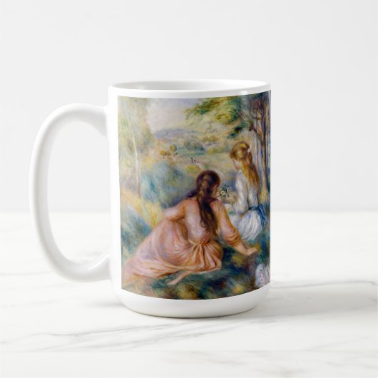 Pierre-Auguste Renoir - Auf der Wiese Kaffeetasse (Links)