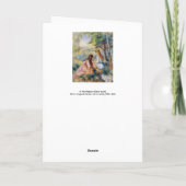 Pierre-Auguste Renoir - Auf der Wiese Karte (Rückseite)