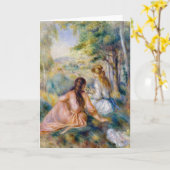 Pierre-Auguste Renoir - Auf der Wiese Karte (Gelbe Blume)