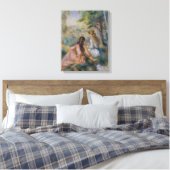 Pierre Auguste Renoir | Auf der Wiese Leinwanddruck (Insitu (Schlafzimmer))