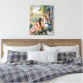 Pierre-Auguste Renoir - Auf der Wiese Leinwanddruck (Insitu (Schlafzimmer))