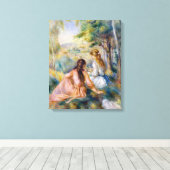 Pierre-Auguste Renoir - Auf der Wiese Leinwanddruck (Insitu (Holzboden))
