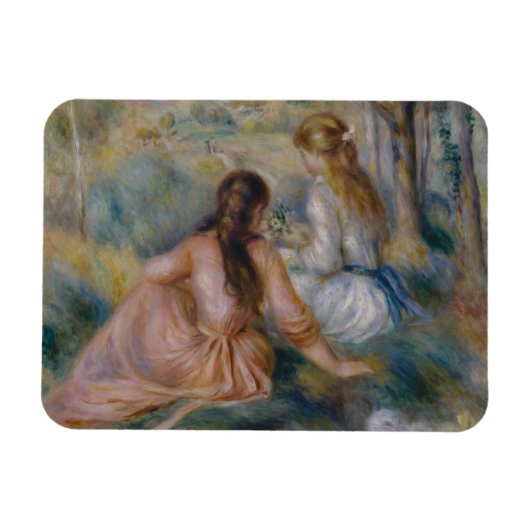 Pierre Auguste Renoir | Auf der Wiese Magnet (Horizontal)