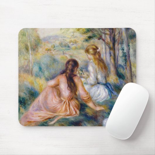 Pierre-Auguste Renoir - Auf der Wiese Mousepad (Mit Mouse)