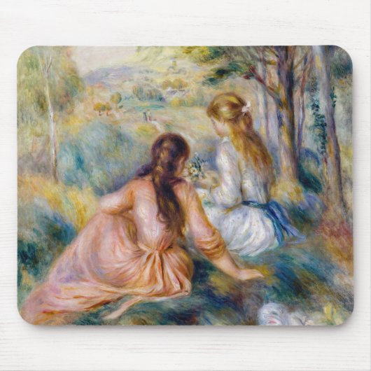 Pierre-Auguste Renoir - Auf der Wiese Mousepad (Vorne)