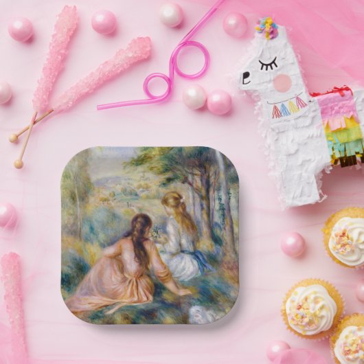 Pierre-Auguste Renoir - Auf der Wiese Pappteller (Party)