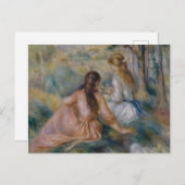 Pierre Auguste Renoir | Auf der Wiese Postkarte (Vorne/Hinten)