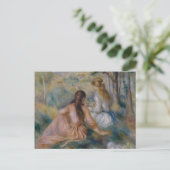 Pierre Auguste Renoir | Auf der Wiese Postkarte (Stehend Vorderseite)