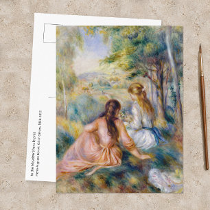 Pierre-Auguste Renoir - Auf der Wiese Postkarte