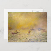 Pierre-Auguste Renoir- Aussicht auf Venedig, Nebel Postkarte (Vorne/Hinten)