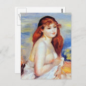 Pierre Auguste Renoir - Bather Postkarte (Vorne/Hinten)